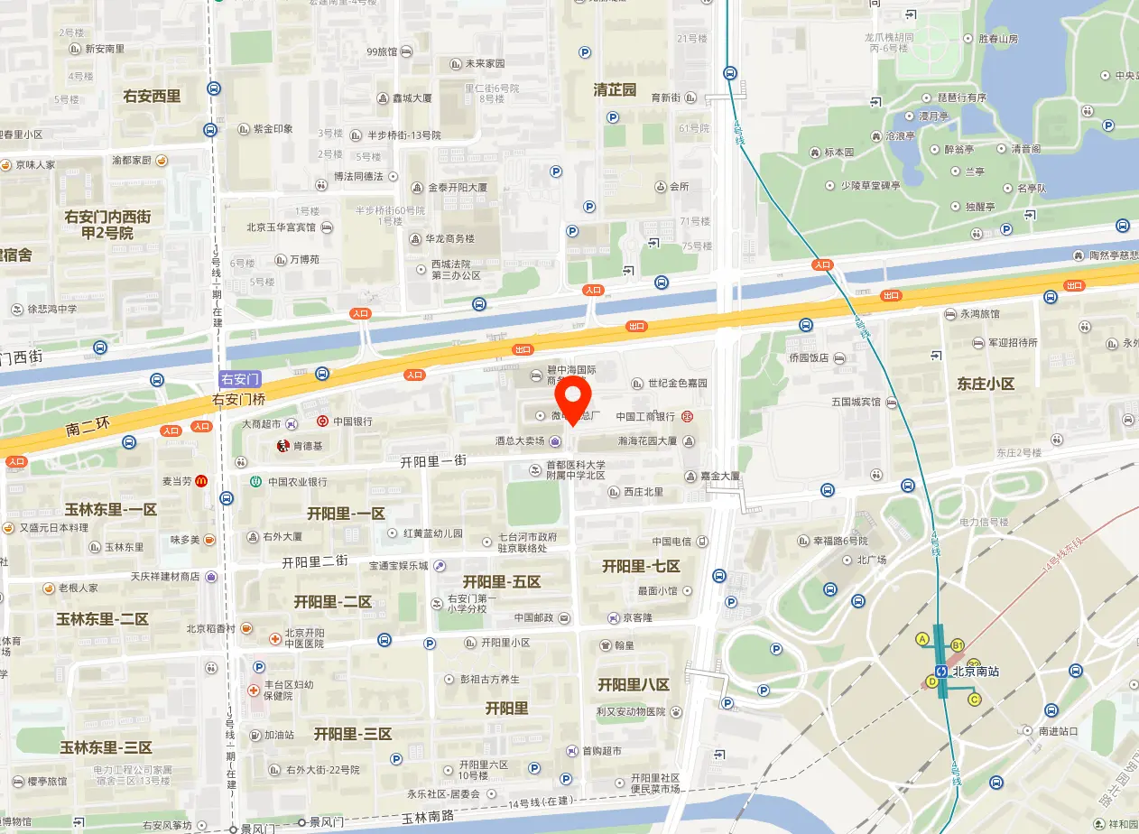 第三街区数字经济产业园(丰台园)地图位置